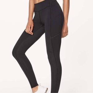 Lululemon Black Speed Up Tight Full-On Luxtreme